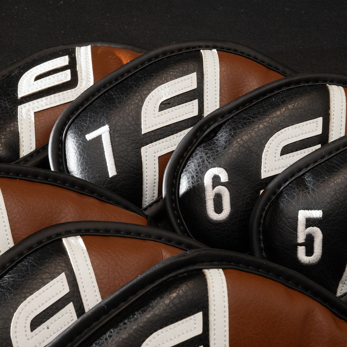 Future Force Iron Covers, Wedges Covers (4-X) Black & Brown - 10 piece
