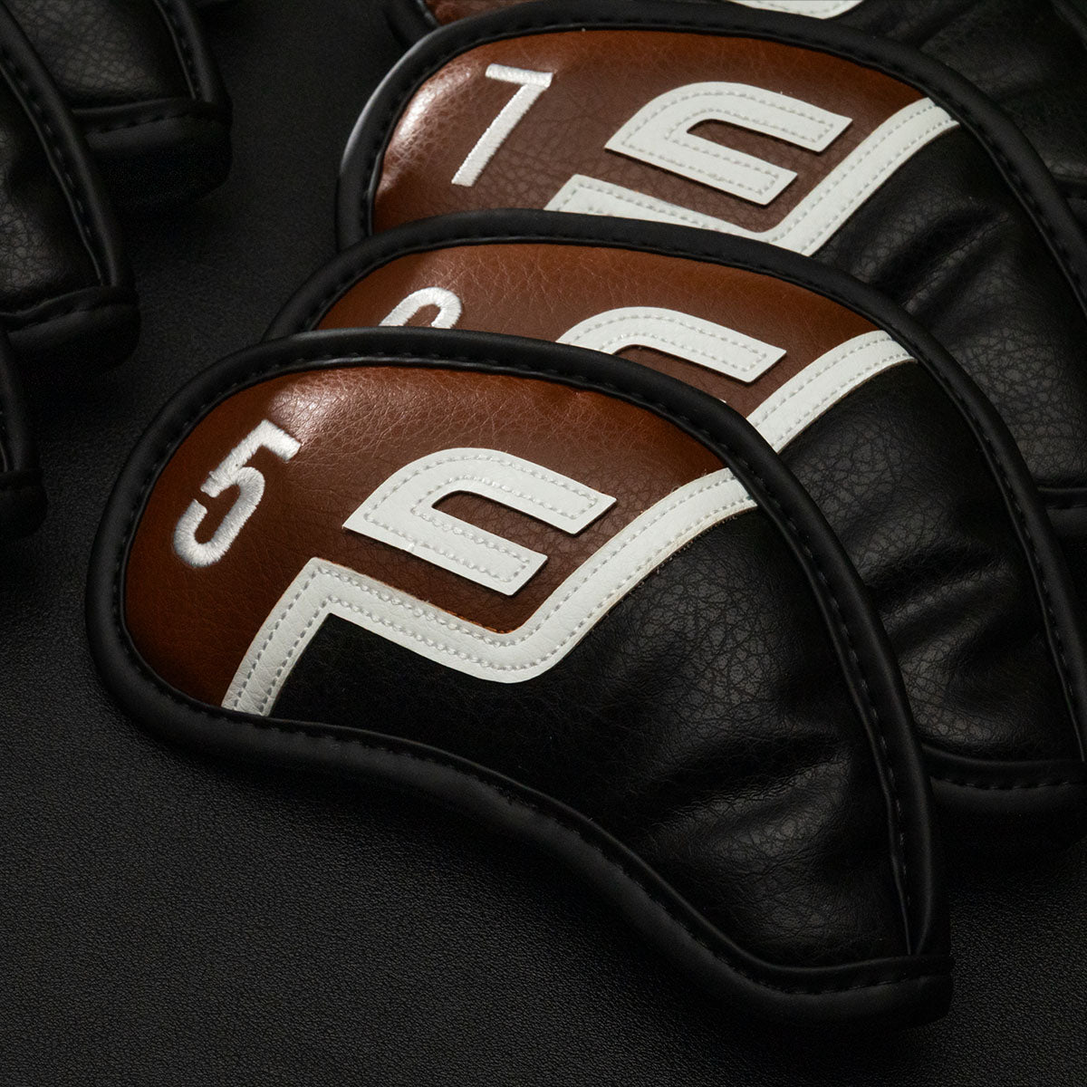 Future Force Iron Covers, Wedges Covers (5-S) Brown & Black - 8 pieces