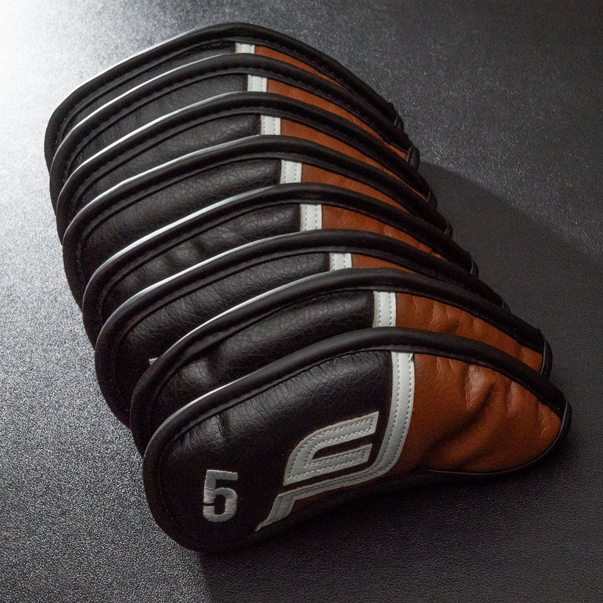 Future Force Iron Covers, Wedges Covers (5-S) Black & Brown - 8 pieces